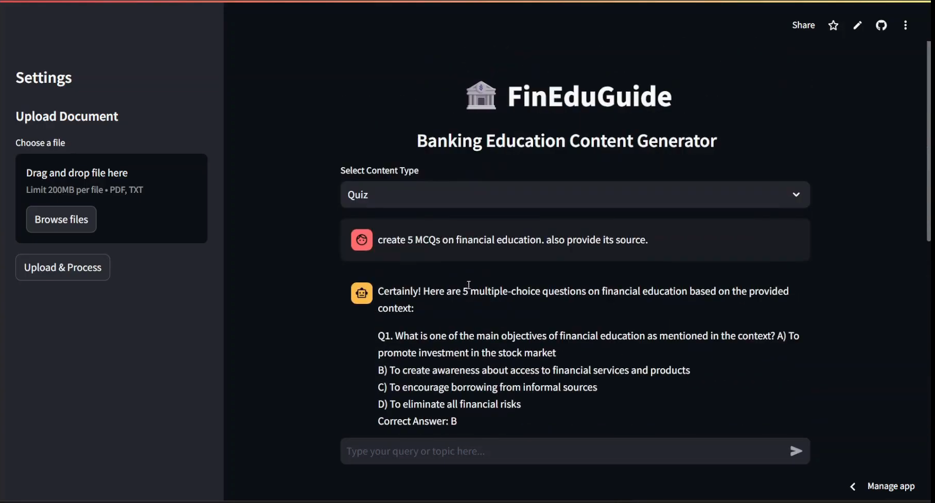 FinEduGuide Screenshot 1
